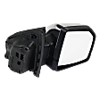 Passenger Side Mirror, Power Adjust, Heated, Power Folding, Chrome, In-housing Signal Light, With Memory, With Puddle Light, No Auto-Dimming, With Blind Spot Detection in Glass