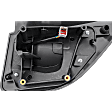 Driver Side Mirror, Power Adjust, Non-Heated, Manual Folding, Textured Black, No Signal Light, No Memory, No Puddle Light, No Auto-Dimming, With Blind Spot Glass