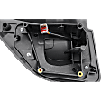 Passenger Side Mirror, Power Adjust, Non-Heated, Manual Folding, Textured Black, No Signal Light, No Memory, No Puddle Light, No Auto-Dimming, With Blind Spot Glass