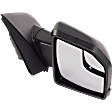 Passenger Side Mirror, Power Adjust, Heated, Manual Folding, Textured Black, In-housing Signal Light, Temp Sensor, No Memory, No Puddle Light, No Auto-Dimming, With Blind Spot Glass