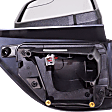 Passenger Side Mirror, Power Adjust, Heated, Manual Folding, Textured Black, In-housing Signal Light, Temp Sensor, No Memory, No Puddle Light, No Auto-Dimming, With Blind Spot Glass