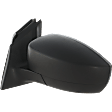 2017 Ford Focus - Driver Side Mirror, Power Adjust, Non-Heated, Textured Black, Manual Folding, No Signal Light, With Blind Spot Glass, No Memory, No Puddle Light, No Auto-Dimming, Sedan