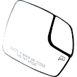 Passenger Side Mirror Glass, Heated, No Blind Spot Feature