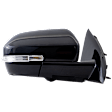 Passenger Side Mirror, Power Adjust, Heated, Power Folding, Paintable, In-housing Signal Light, With Memory, With Puddle Light, No Auto-Dim, With Blind Spot Glass