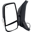 Driver Side Mirror, Power Adjust, Heated, Manual Folding, Textured Black