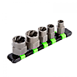22992 5 Piece Spiral Type Extractor Set on Aluminum Rail