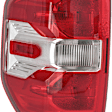 Driver Side LED Tail Light, With bulb(s), Clear & Red Lens, CAPA Certified