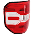 Driver Side Halogen Tail Light, With bulb(s), OE Replacement, CAPA Certified