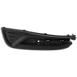 Front, Driver Side Fog Light Cover, Textured Black, Sedan, Except Hybrid, For Models Without Fog Lights, CAPA CERTIFIED