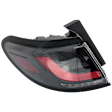 Driver Side, Outer LED Tail Light, With bulb(s), OE Replacement, CAPA Certified