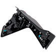 Driver Side, Outer LED Tail Light, with Bulb, Mounts on Body, CAPA CERTIFIED
