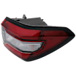 Passenger Side, Outer LED Tail Light, With bulb(s), Inner - Clear Lens, Outer - Red Lens
