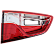 Driver Side, Outer LED Tail Light, With bulb(s), Red Lens, CAPA Certified