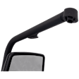 Passenger Side Mirror, Manual Adjust, Non-Heated, Paintable, 2-Piece type