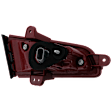 Passenger Side, Inner Halogen Tail Light, With bulb(s), Clear & Red Lens, CAPA Certified