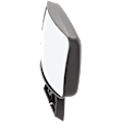 2013-2024 Kenworth T680 - Driver or Passenger Side Mirror, Manual Adjust, Non-Heated, Non-Folding, Textured Black, No Signal Light, No Memory, No Puddle Light, No Auto-Dim, No Blind Spot Feature