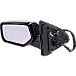 Driver Side Mirror, Power Adjust, Heated, Power Folding, Chrome, In-glass Signal Light, With Memory, With Puddle Light, With Auto-Dimming, With Blind Spot Detection in Glass