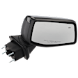 Passenger Side Mirror, Power Adjust, Heated, Power Folding, Paintable, In-housing Signal Light, With Memory, With Puddle Light, No Auto-Dimming, With BSD in Glass, with Temperature Sensor