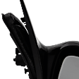 Passenger Side Mirror, Manual Adjust, Non-Folding, Non-Heated, Paintable, No Signal Light, No Memory, No Puddle Light, No Auto-Dimming, No Blind Spot Feature, 4 Door Sedan