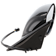 Passenger Side Mirror, Power, Manual Folding, Heated, Paintable, No Signal Light, No Memory, No Puddle Light, No Auto-Dimming, No Blind Spot Feature