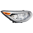 Passenger Side LED Headlight, With bulb(s), OE Replacement, Sedan, CAPA Certified