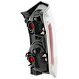 2008 Honda Pilot Value Package - Driver Side Halogen Tail Light, Without bulb(s), OE Replacement