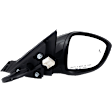 Passenger Side Mirror, Power Adjust, Heated, Manual Folding, Paintable, In-housing Signal Light, No Memory, No Puddle Light, No Auto-Dim, With Blind Spot Detection in Glass