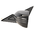 Driver Side Mirror, Power, Manual Folding, Heated, Paintable, No Signal Light, No Memory, No Puddle Light, No Auto-Dimming, No Blind Spot Feature
