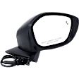 Passenger Side Mirror, Power Adjust, Manual Folding, Heated, Paintable, No Signal Light, No Memory, No Puddle Light, No Auto-Dimming, With Blind Spot Detection in Glass
