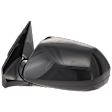 2013-2016 Hyundai Santa Fe - Driver Side Mirror, Power, Manual Folding, Non-Heated, Paintable, No Signal Light, No Memory, No Puddle Light, No Auto-Dimming, No Blind Spot Feature