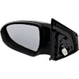 Driver Side Mirror, Power Adjust, Non-Heated, Manual Folding, Paintable, No Signal Light, No Memory, No Puddle Light, No Auto-Dim, No Blind Spot Feature