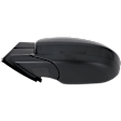 Driver Side Mirror, Power Adjust, Non-Heated, Manual Folding, Paintable, No Signal Light, No Memory, No Puddle Light, No Auto-Dim, No Blind Spot Feature