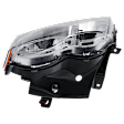 Driver Side Headlight, with Bulb, Halogen, Clear Lens, CAPA Certified