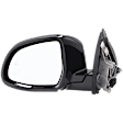 Driver Side Mirror, Power Adjust, Heated, Power Folding, Paintable, In-housing Signal Light, With Memory, No Puddle Light, No Auto-Dim, With Blind Spot Detection in Glass