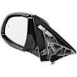 Driver Side Mirror, Power Adjust, Heated, Power Folding, Paintable, In-housing Signal Light, With Memory, No Puddle Light, No Auto-Dim, With Blind Spot Detection in Glass
