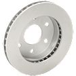 Front, Driver or Passenger Side Brake Disc, G-Coated, Plain Surface, Vented, 6 Lugs, 294.89 mm