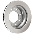 Front, Driver or Passenger Side Brake Disc, G-Coated, Plain Surface, Vented, 8 Lugs, 355.09 mm