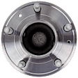 Rear, Driver or Passenger Side Wheel Hub, 5 Lugs, With Bearing, FWD