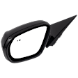 Driver Side Mirror, Power Adjust, Heated, Manual Folding, Paintable, No Signal Light, No Memory, No Puddle Light, No Auto-Dim, With Blind Spot Detection in Glass