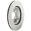 Front, Driver or Passenger Side Brake Disc, G-Coated, Plain Surface, Vented, 5 Lugs, 320.04 mm