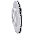 Front, Driver or Passenger Side Brake Disc, G-Coated, Plain Surface, Vented, 5 Lugs, 277.88 mm
