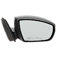 Passenger Side Mirror, Power Adjust, Manual Folding, Heated, Paintable, In-Housing Signal Light, No Memory, With Puddle Light, No Auto-Dimming, With Blind Spot Detection in Glass