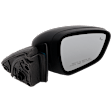 Passenger Side Mirror, Power Adjust, Non-Heated, Manual Folding, Textured Black, No Signal Light, No Memory, No Puddle Light, No Auto-Dim, With Blind Spot Detection in Glass