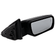 Passenger Side Mirror, Power Adjust, Heated, Manual Folding, Paintable, No Signal Light, With Memory, With Puddle Light, No Auto-Dim, With Blind Spot Glass