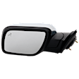Driver Side Mirror, Power Adjust, Heated, Power Folding, Chrome, In-housing Signal Light, With Memory, With Puddle Light, No Auto-Dim, With Blind Spot Detection in Glass