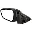 Driver Side Mirror, Power Adjust, Non-Heated, Manual Folding, Paintable, No Signal Light, No Memory, No Puddle Light, No Auto-Dim, With Blind Spot Detection in Glass