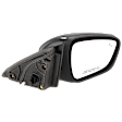 Passenger Side Mirror, Power Adjust, Non-Heated, Manual Folding, Paintable, No Signal Light, No Memory, No Puddle Light, No Auto-Dim, With Blind Spot Detection in Glass