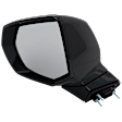 Driver Side Mirror, Power Adjust, Heated, Manual Folding, Paintable, No Signal Light, No Memory, No Puddle Light, No Auto-Dim, No Blind Spot Feature