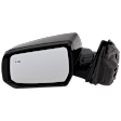 Driver Side Mirror, Power Adjust, Heated, Manual Folding, Paintable, In-housing Signal Light, No Memory, No Puddle Light, No Auto-Dim, With Blind Spot Detection in Glass