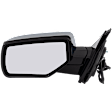 Driver Side Mirror, Power Adjust, Heated, Manual Folding, Chrome, No Signal Light, No Memory, No Puddle Light, No Auto-Dim, No Blind Spot Feature